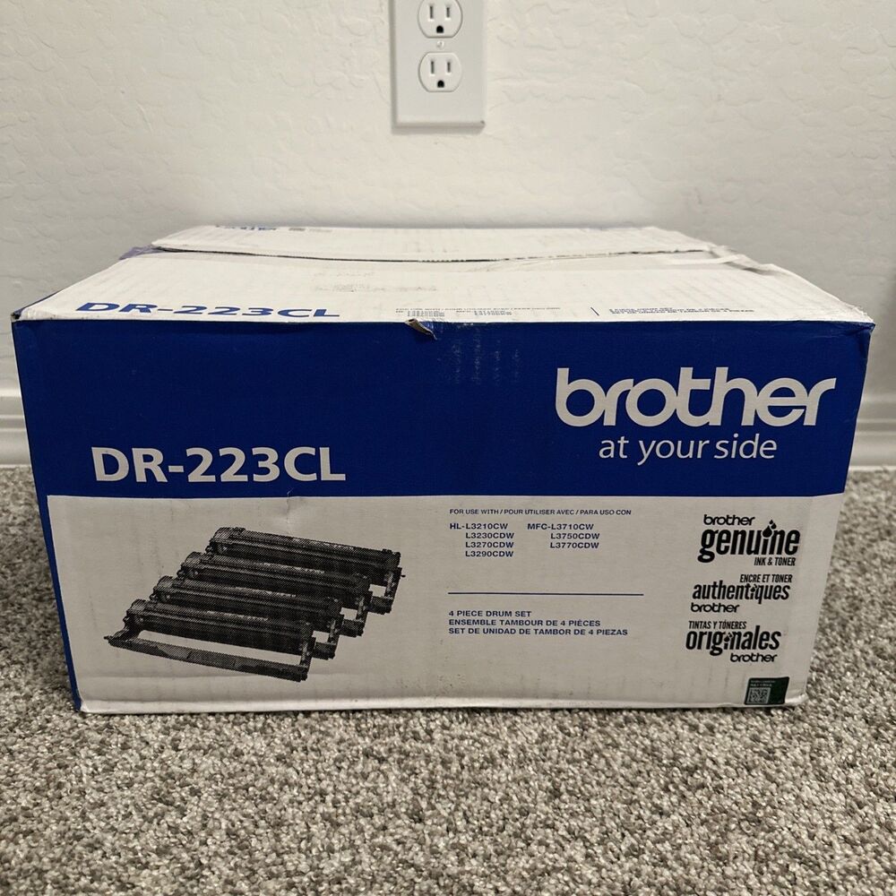 Brother DR223CL Drum Unit, 18,000 Page-Yield, Black/Cyan/Magenta/Yellow